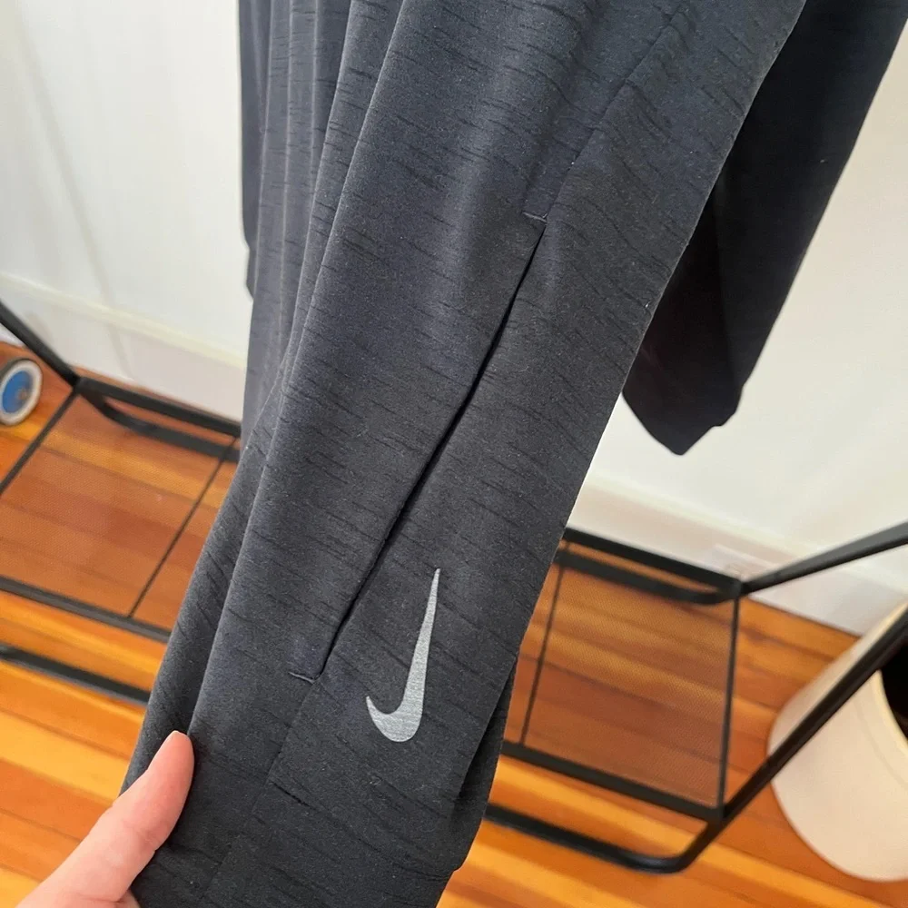 Black Nike Dri-Fit Yoga Zip Up Jacket, Second Sole Arkun Branded